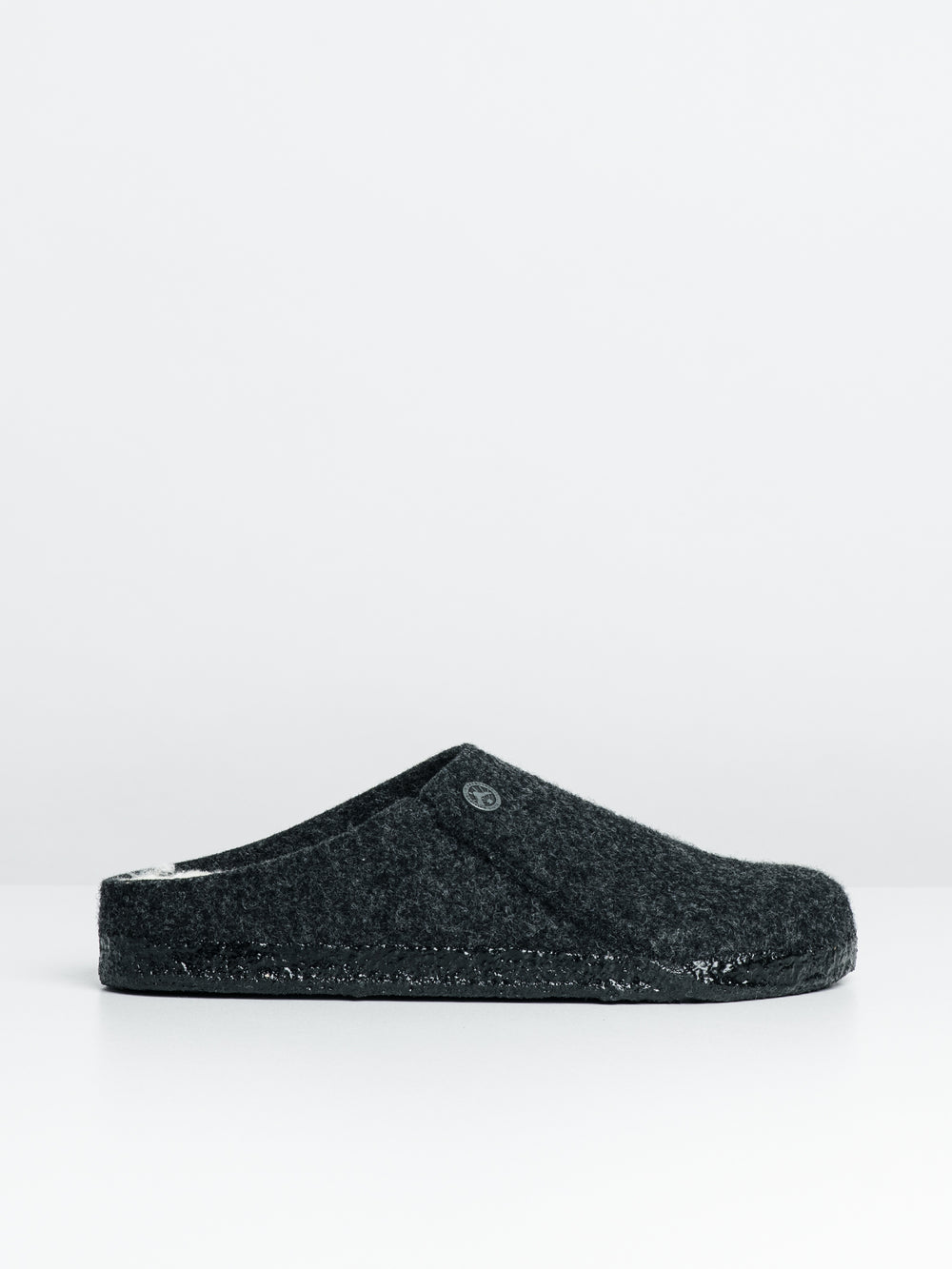 PANTOUFLES BIRKENSTOCK ZERMATT EN SHEARLING POUR FEMME - ANTHRACITE