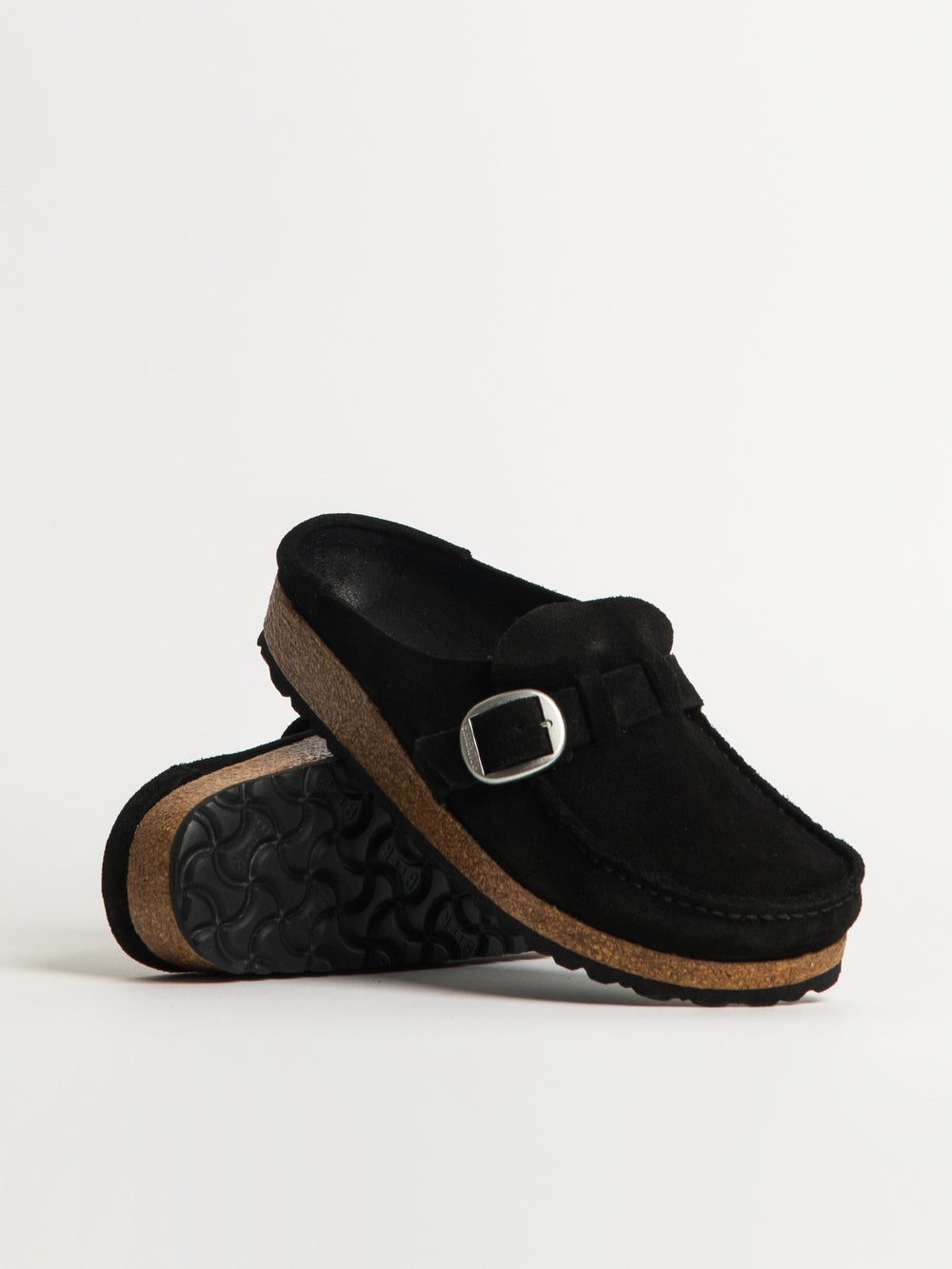 WOMENS BIRKENSTOCK BUCKLEY CLOGS - MEDIUM/NARROW - BLACK