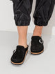 BIRKENSTOCK WOMENS BIRKENSTOCK BUCKLEY CLOGS - MEDIUM/NARROW - BLACK - Boathouse
