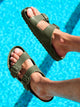 MENS BIRKENSTOCK ARIZONA EVA SANDALS - REGULAR - KAHKI