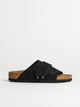BIRKENSTOCK WOMENS BIRKENSTOCK KYOTO NUBUCK SUEDE NARROW FIT SANDALS - BLACK - Boathouse