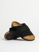 BIRKENSTOCK WOMENS BIRKENSTOCK KYOTO NUBUCK SUEDE NARROW FIT SANDALS - BLACK - Boathouse