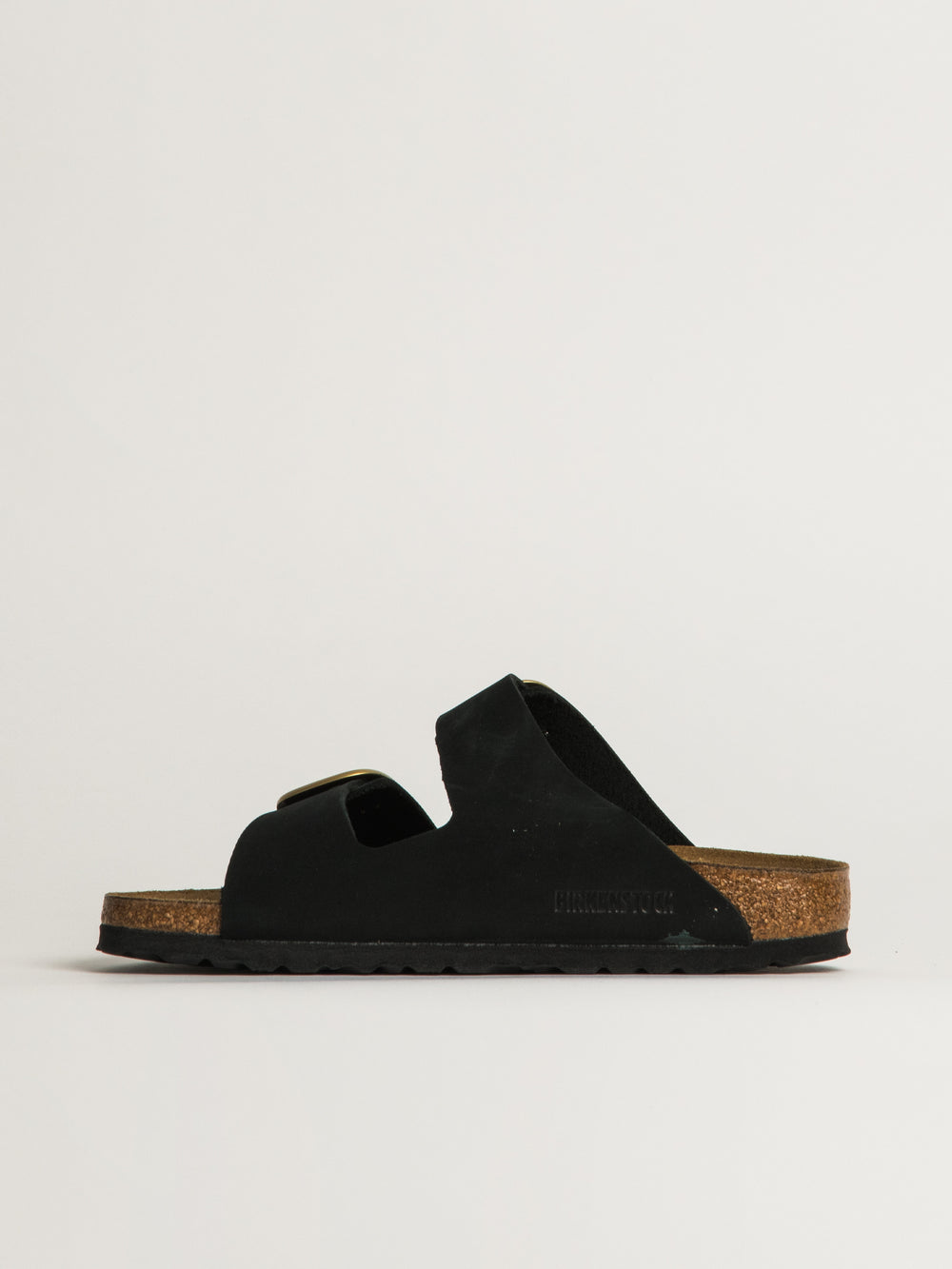 SANDALES BIRKENSTOCK ARIZONA BIG BUCKLE NUBUCK POUR FEMME - NOIR