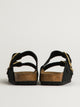 BIRKENSTOCK WOMENS BIRKENSTOCK ARIZONA BIG BUCKLE NUBUCK SANDALS - BLACK - Boathouse