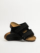 BIRKENSTOCK MENS BIRKENSTOCK UJI SUEDE NUBUCK SANDALS - REGULAR - BLACK - Boathouse