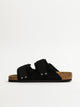 BIRKENSTOCK MENS BIRKENSTOCK UJI SUEDE NUBUCK SANDALS - REGULAR - BLACK - Boathouse