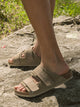 BIRKENSTOCK MENS BIRKENSTOCK UJI SUEDE NUBUCK SANDALS - REGULAR - TAUPE - Boathouse