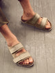 BIRKENSTOCK MENS BIRKENSTOCK UJI SUEDE NUBUCK SANDALS - REGULAR - TAUPE - Boathouse