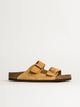 MENS BIRKENSTOCK ARIZONA SUEDE SANDALS - REGULAR - LATTE