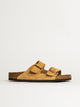 BIRKENSTOCK MENS BIRKENSTOCK ARIZONA SUEDE SANDALS - REGULAR - LATTE - Boathouse