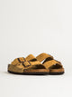 BIRKENSTOCK MENS BIRKENSTOCK ARIZONA SUEDE SANDALS - REGULAR - LATTE - Boathouse