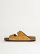BIRKENSTOCK MENS BIRKENSTOCK ARIZONA SUEDE SANDALS - REGULAR - LATTE - Boathouse