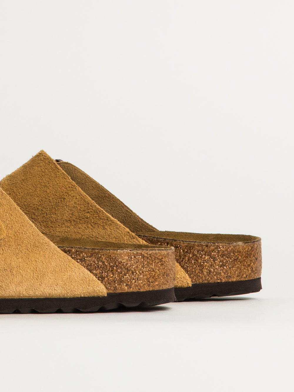 MENS BIRKENSTOCK ARIZONA SUEDE SANDALS - REGULAR - LATTE