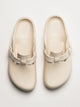 BIRKENSTOCK WOMENS BIRKENSTOCK BOSTON EVA CLOG - MEDIUM/NARROW - EGGSHELL - Boathouse