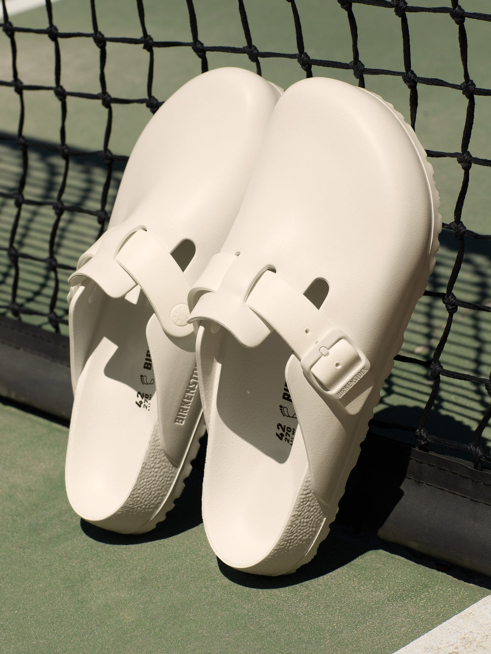 SABOT BIRKENSTOCK BOSTON EVA POUR FEMME - EGGSHELL