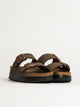 BIRKENSTOCK WOMENS BIRKENSTOCK ARIZONA VEGAN PLATFORM SANDALS - MEDIUM/NARROW - MOCHA - Boathouse