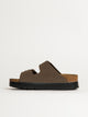 BIRKENSTOCK WOMENS BIRKENSTOCK ARIZONA VEGAN PLATFORM SANDALS - MEDIUM/NARROW - MOCHA - Boathouse