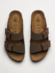 BIRKENSTOCK WOMENS BIRKENSTOCK ARIZONA VEGAN PLATFORM SANDALS - MEDIUM/NARROW - MOCHA - Boathouse