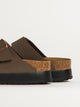 BIRKENSTOCK WOMENS BIRKENSTOCK ARIZONA VEGAN PLATFORM SANDALS - MEDIUM/NARROW - MOCHA - Boathouse