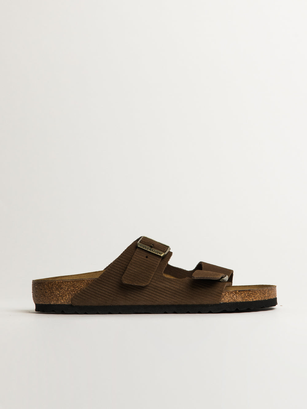 MENS BIRKENSTOCK ARIZONA CORD SUEDE - REGULAR - DARK TEA