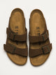 BIRKENSTOCK MENS BIRKENSTOCK ARIZONA CORD SUEDE - REGULAR - DARK TEA - Boathouse