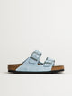 BIRKENSTOCK WOMENS BIRKENSTOCK ARIZONA SUEDE SANDALS - MEDIUM/NARROW - BABY BLUE - Boathouse