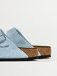 BIRKENSTOCK WOMENS BIRKENSTOCK ARIZONA SUEDE SANDALS - MEDIUM/NARROW - BABY BLUE - Boathouse