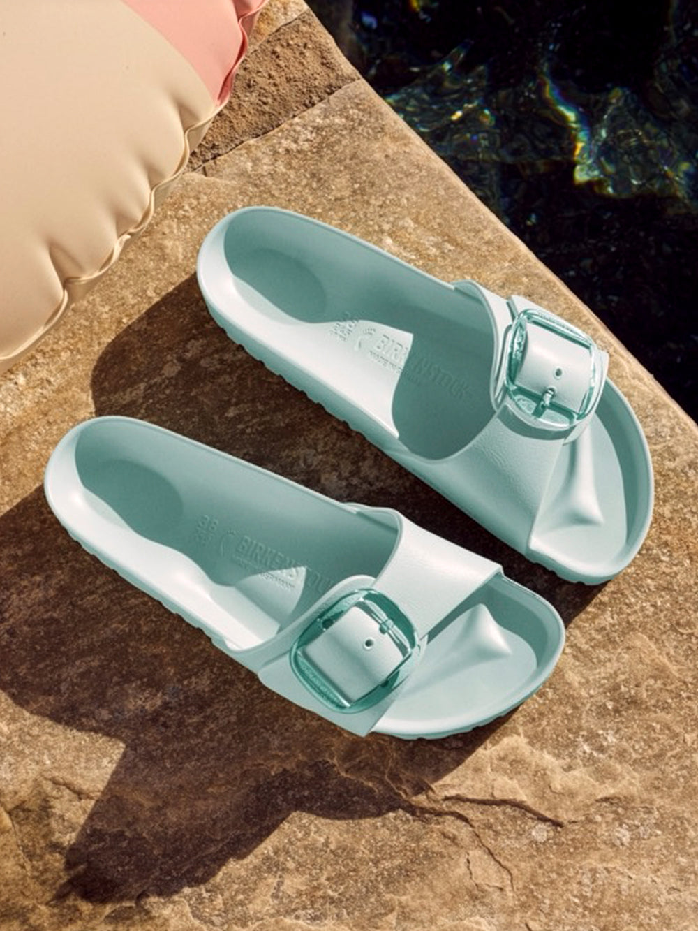 SANDALES EVA À GRANDE BOUCLE BIRKENSTOCK MADRID POUR FEMMES - MOYEN/ÉTROIT - AQUA