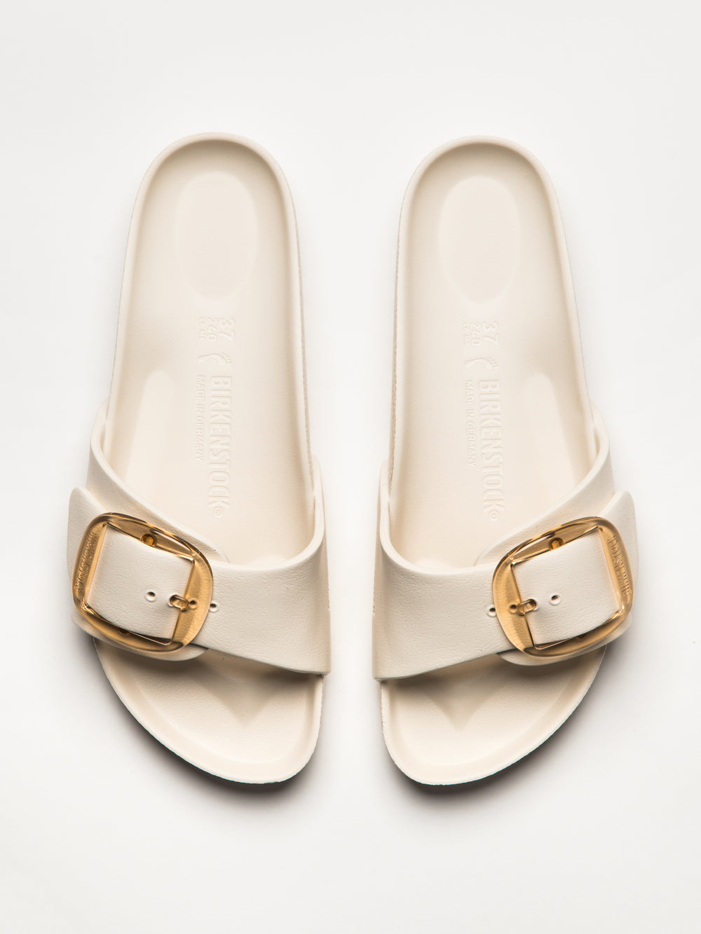 BIRKENSTOCK WOMENS BIRKENSTOCK MADRID BIG BUCKLE EVA SANDALS - MEDIUM/NARROW - EGG - Boathouse
