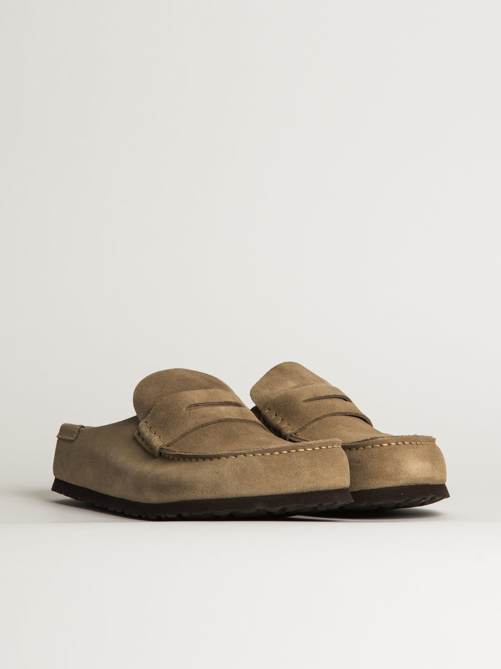 MENS BIRKENSTOCK NAPLES 2.0 GRIP - TAUPE SUEDE