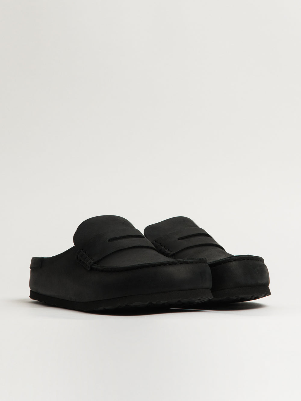 BIRKENSTOCK NAPLES SLIP-ON POUR HOMMES - NOIR