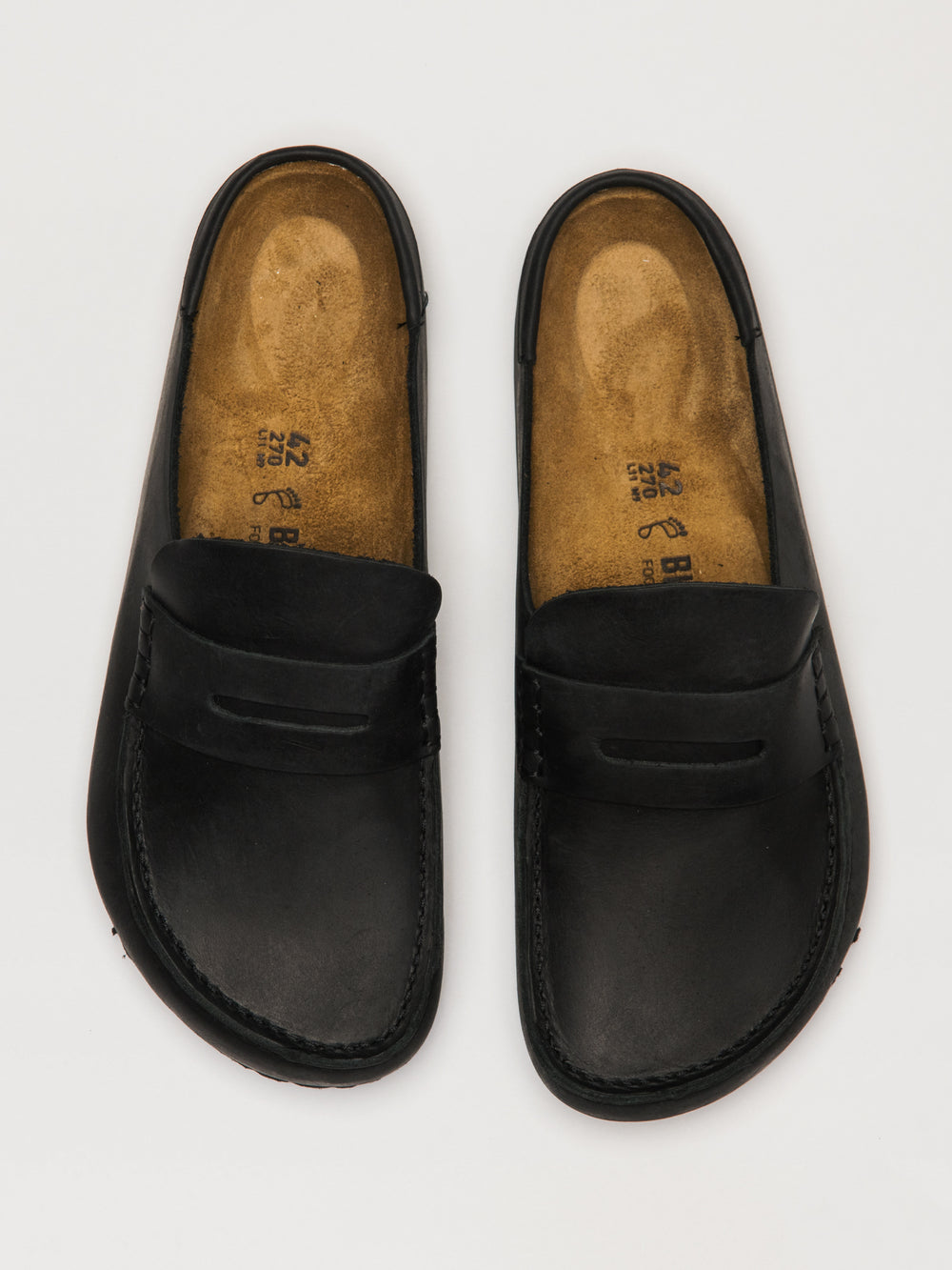 BIRKENSTOCK NAPLES SLIP-ON POUR HOMMES - NOIR