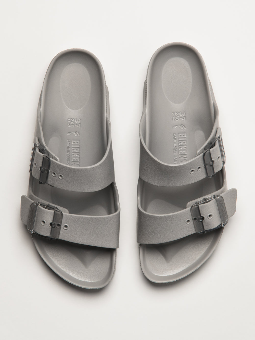 SANDALES BIRKENSTOCK ARIZONA STEALTH EVA POUR FEMMES - MOYEN/ÉTROIT - PIÈCE DE PIERRE