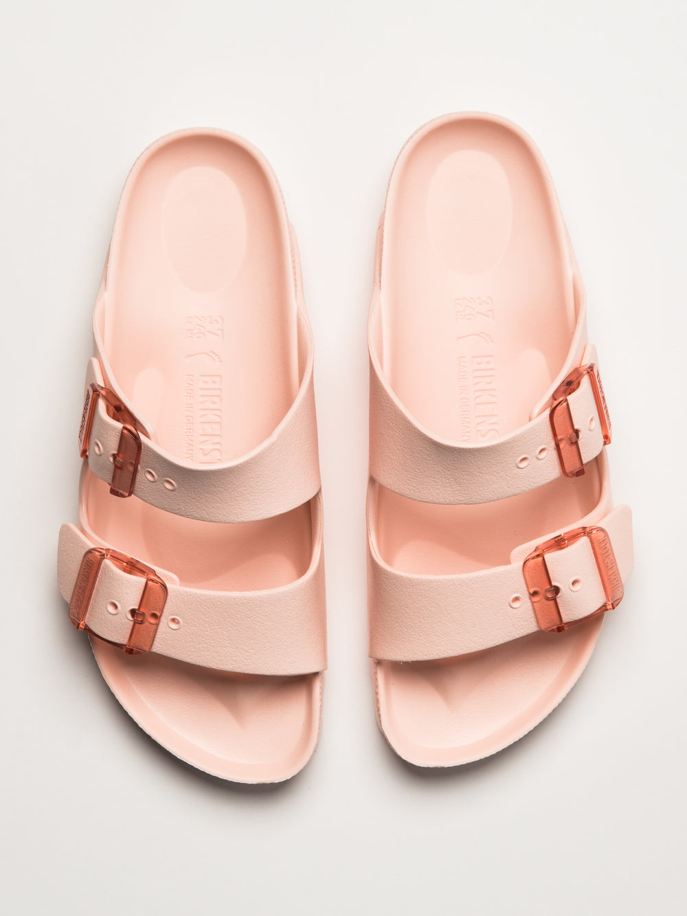 WOMENS BIRKENSTOCK ARIZONA STEALTH EVA SANDALS - MEDIUM/NARROW - LIGHT ROSE