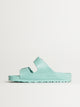 BIRKENSTOCK WOMENS BIRKENSTOCK ARIZONA STEALTH EVA SANDALS - MEDIUM/NARROW - AQUA - Boathouse