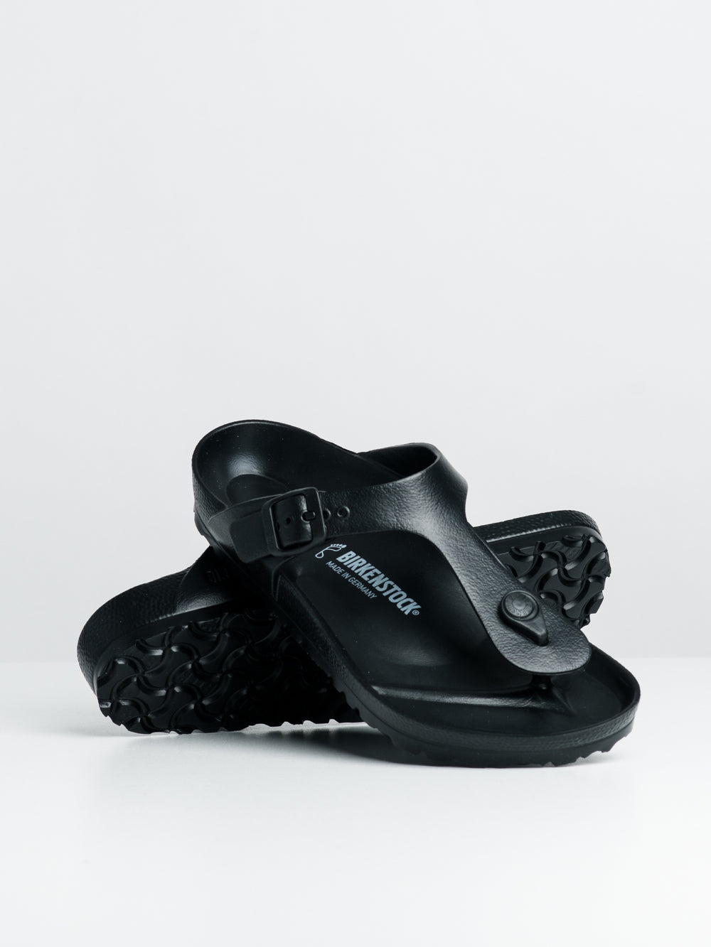 SANDALES BIRKENSTOCK GIZEH EVA NOIRES POUR FEMMES - RÉGULIER - NOIR