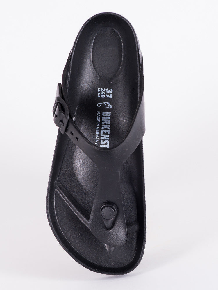SANDALES BIRKENSTOCK GIZEH EVA NOIRES POUR FEMMES - RÉGULIER - NOIR