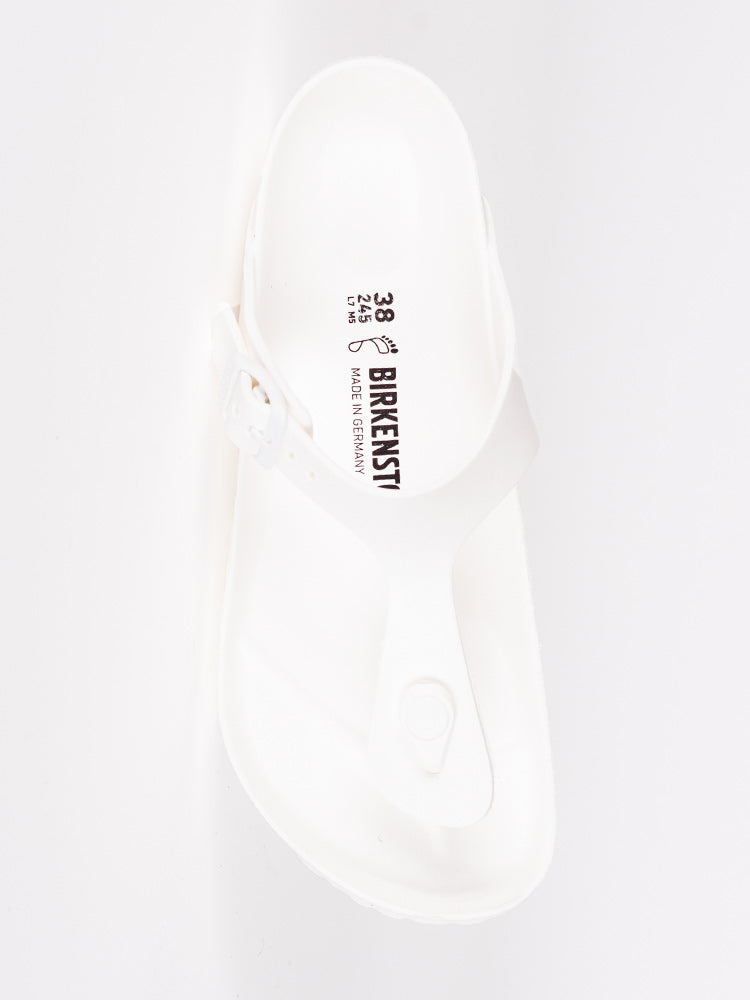 WOMENS BIRKENSTOCK GIZEH EVA SANDALS - REGULAR - WHITE