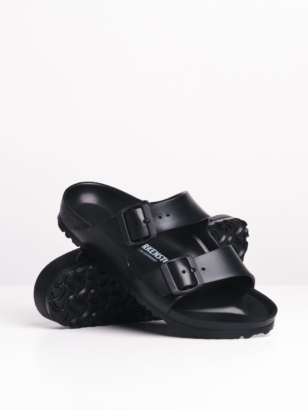 WOMENS BIRKENSTOCK ARIZONA EVA BLACK SANDALS - MEDIUM/NARROW - BLACK