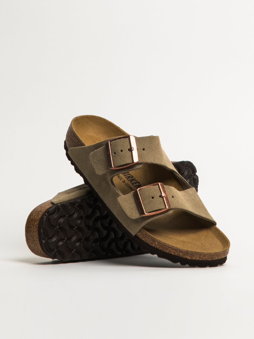 WOMENS BIRKENSTOCK ARIZONA NARROW SANDALS - TAUPE
