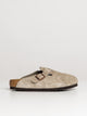 BIRKENSTOCK WOMENS BIRKENSTOCK BOSTON SOFT FOOTBED CLOGS - REGULAR - TAUPE - Boathouse