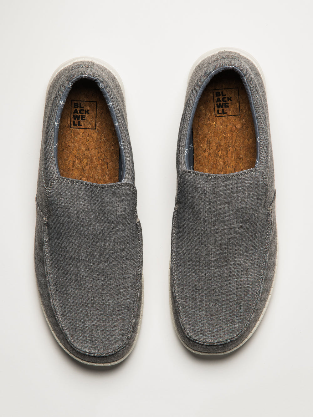 MENS BLACKWELL WALKER SLIP-ONS - GREY