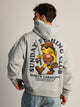 LICENSED SUNDAY FISHING RELAXED FIT HOODIE - HEATHER GREY - Boathouse