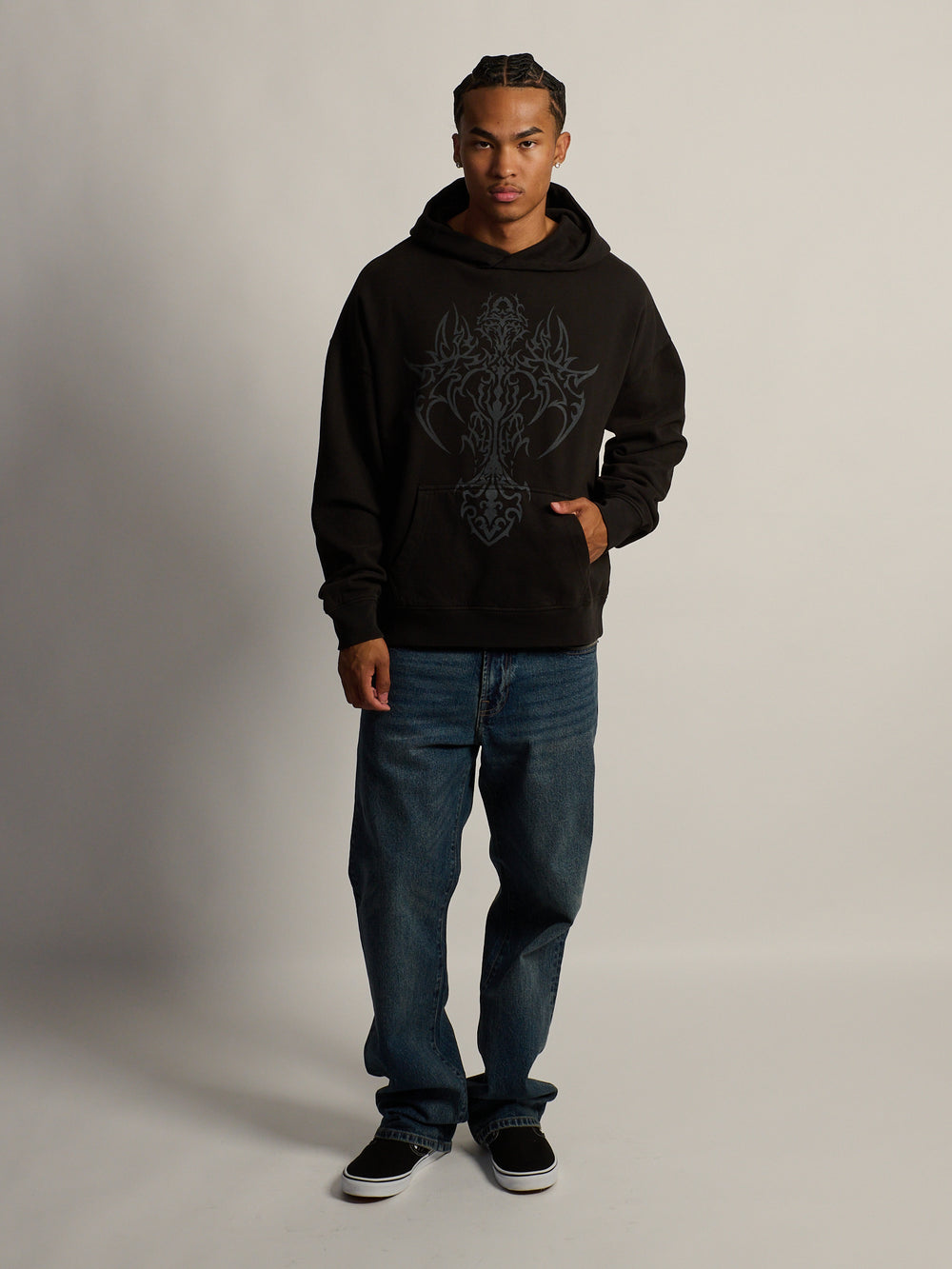 HOODIE CROSS WINGS COUPE AMPLE