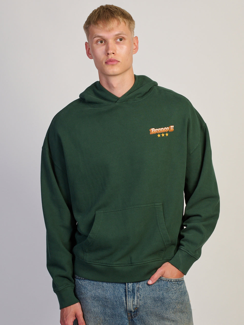 LICENSED WILD WEST BRONCO RELAXED HOODIE - Boathouse