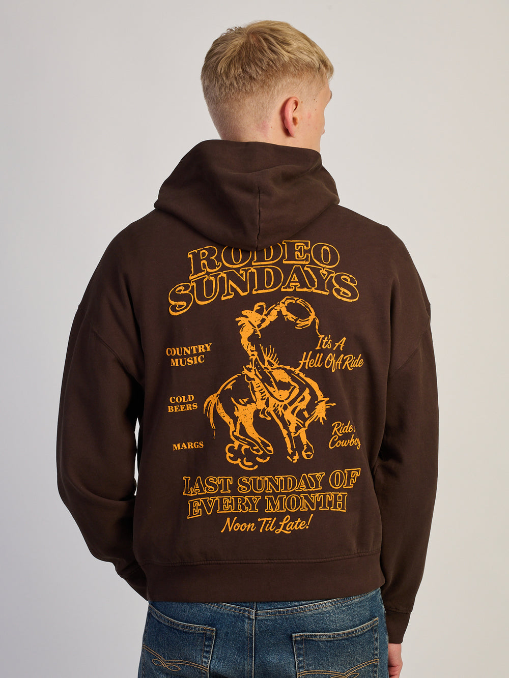 LICENSED RODEO SUNDAYS RELAXED HOODIE - Boathouse