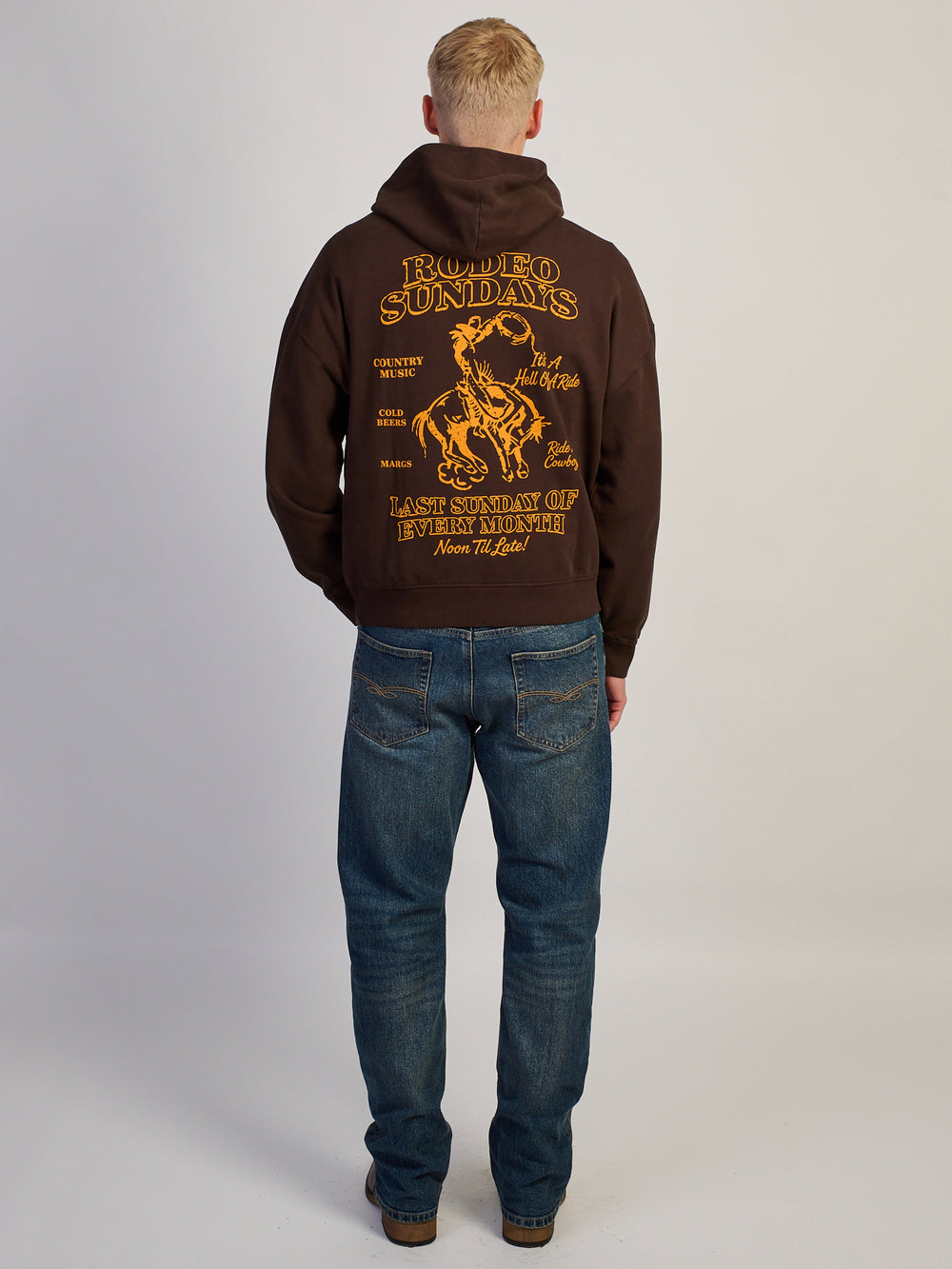 LICENSED RODEO SUNDAYS RELAXED HOODIE - Boathouse