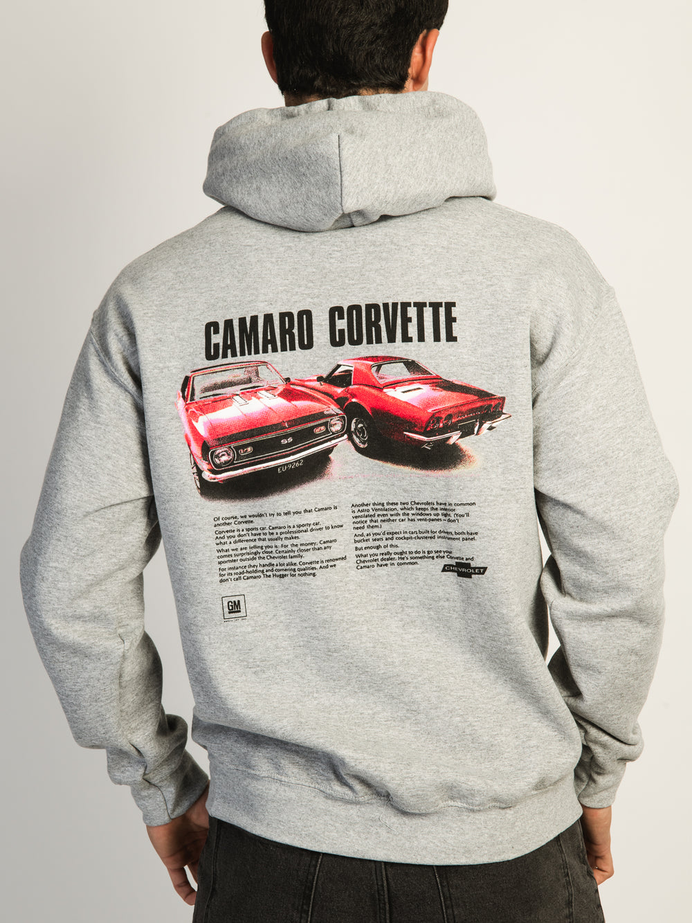 LICENSED CHEVY CAMARO CORVET PULLOVER HOODIE - Boathouse
