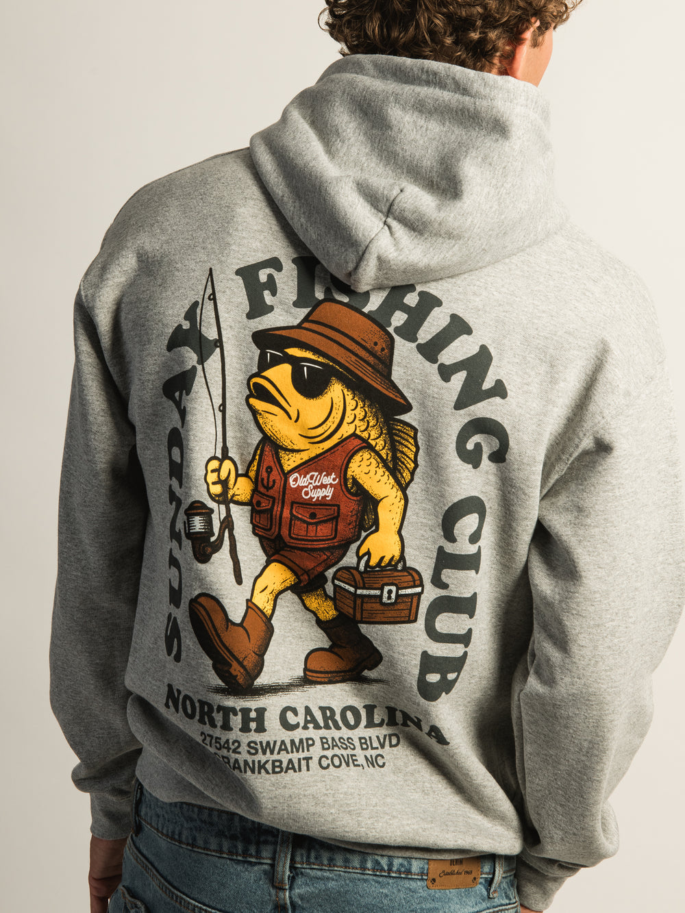 SUNDAY FISHING CLUB PULL OVER HOODIE