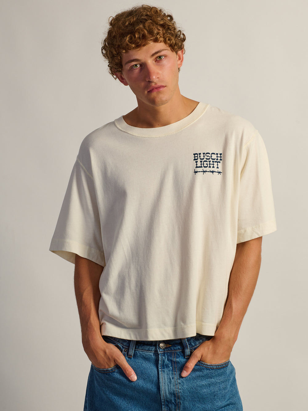 T-SHIRT VINTAGE BUSCH LIGHT RODEO